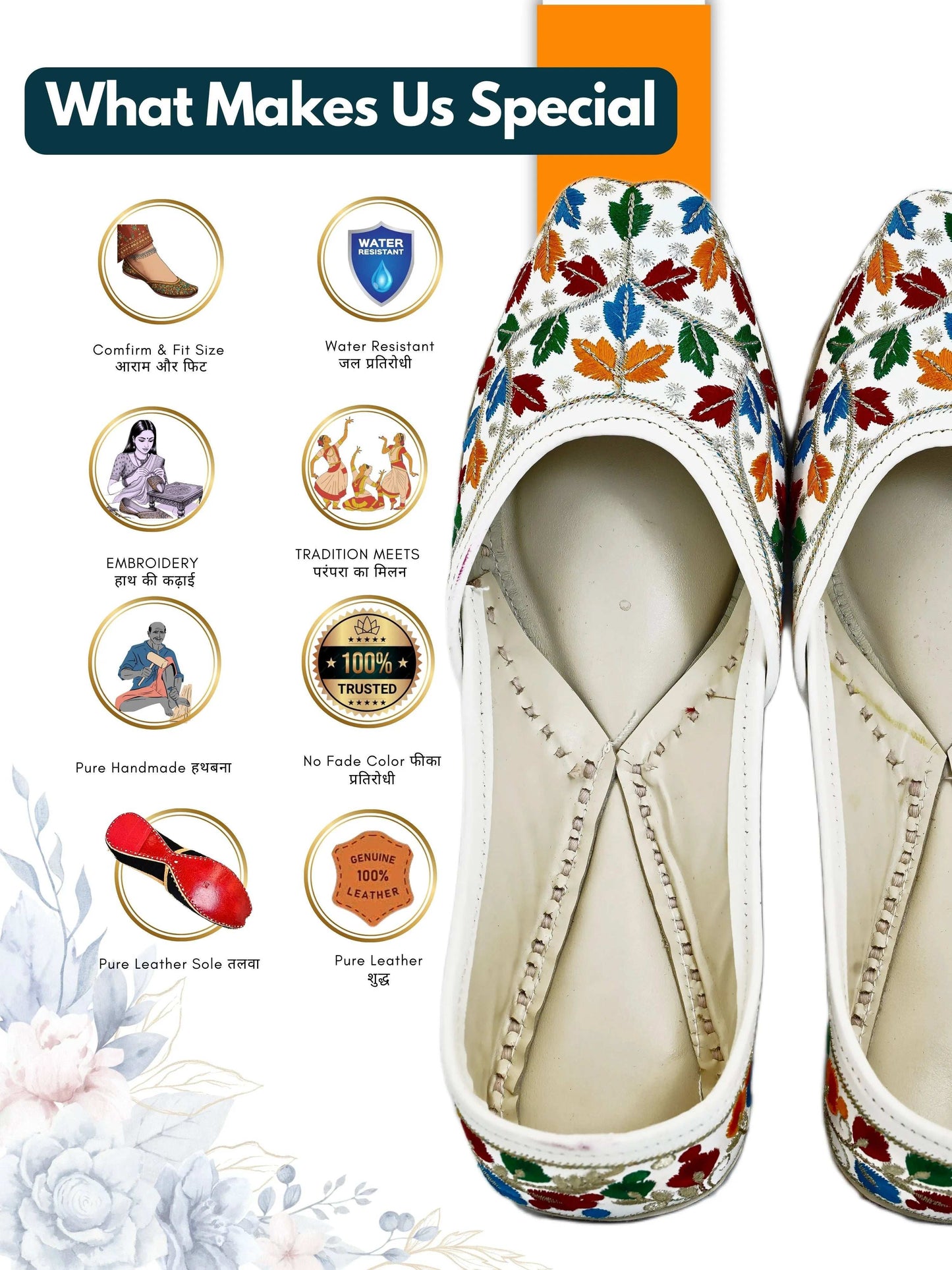 ZOHRIKA™ WhiteFloral