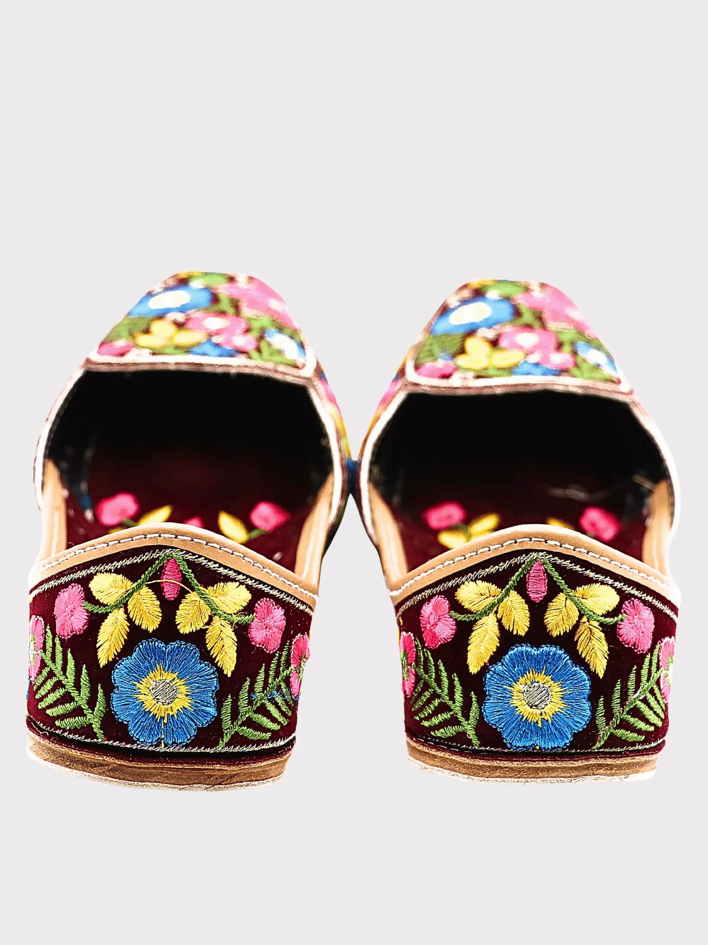 FitoorFeet Golden Multi Jutti