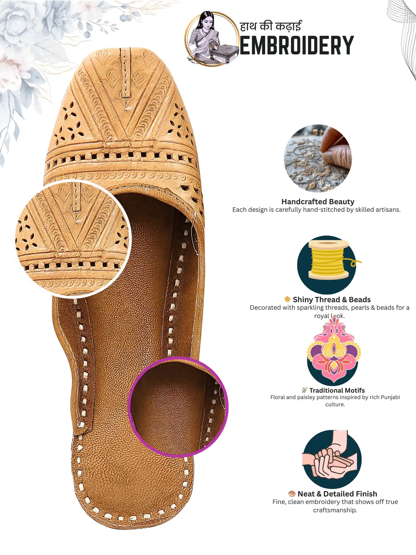 Taarnoor Rustic Leather Slipper