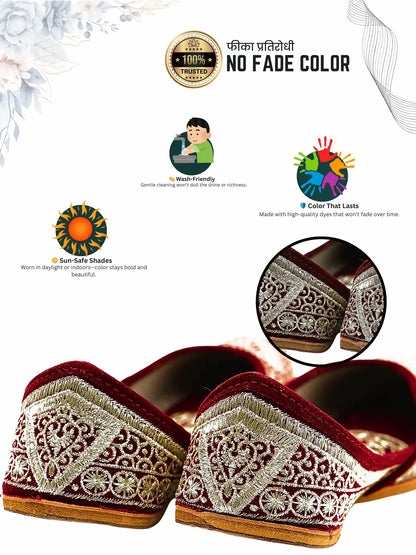 GULNOOR Golden Beadwork Jutti
